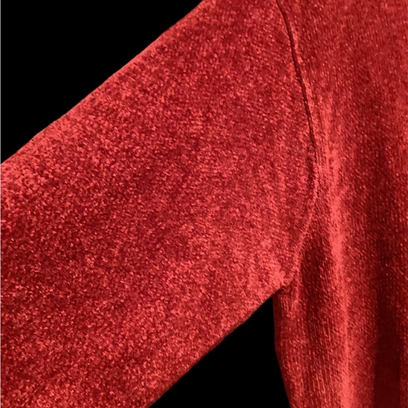 LIZ CLAIBORNE Plus size 1 Red V neck Sweater NWT - Picture 4 of 4